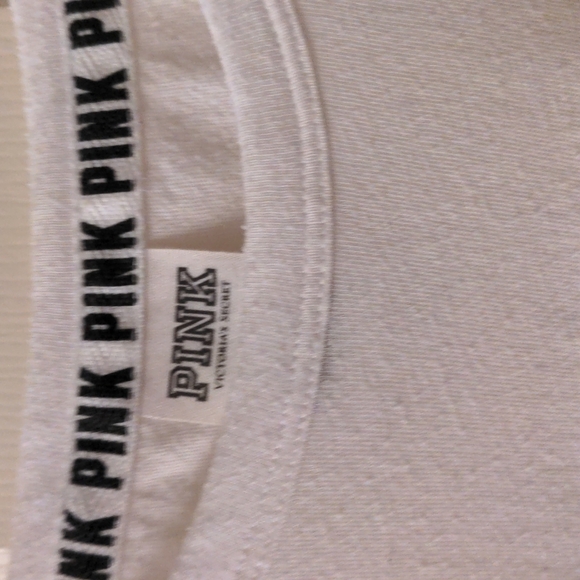 ❤️ Victoria's Secret PINK White Sporty Top Sm - Picture 4 of 8